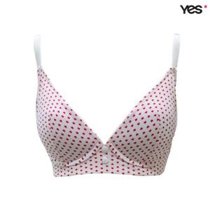 [예스]하트 커버리지 노와이어 브라 YSWBB143