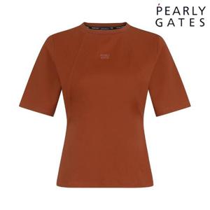 파리게이츠 (521E3TR104BR) 여성 배색 라인 냉감 반팔 티셔츠