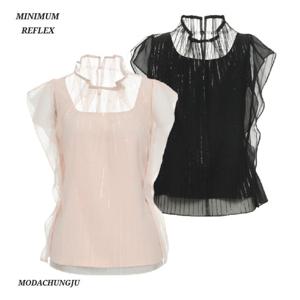 [미니멈]MD 이너셋 블링 시스루 블라우스 MD MYBAWB3310 M_CJ