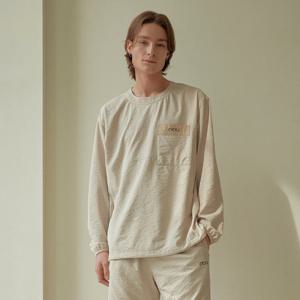 [나우]1NUTSM3005 LE M 시어서커맨투맨2 L/BEIGE_IC