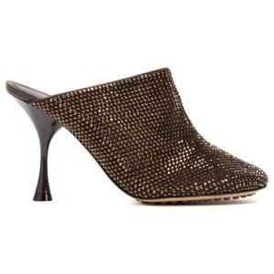 25 FW 보테가 베네타 도트 삭스 엠블리시드 95mm 뮬 샌들 667181V15G1