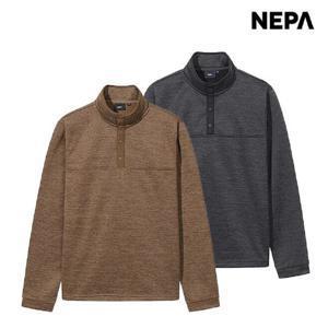 [네파] 남성 필 라토 플리스 반집업 티셔츠 7L75440