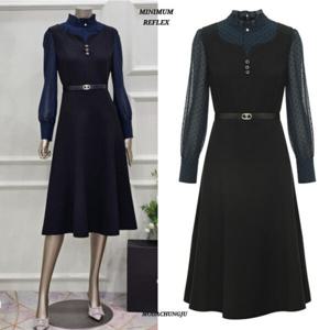 [미니멈]MD 하트넥 블라우스 레이어드 원피스 MD MMYCGWO8070 M_