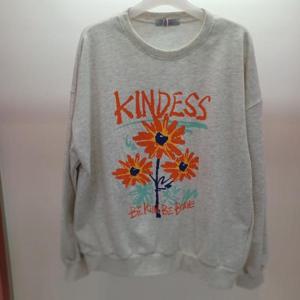 Latium HC06 국내생산 썬플라워 팔뚝품편한 라운드 맨투맨 티셔츠 T2541ts02LB