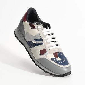 발렌티노 카모플라주 락러너 남성 스니커즈 그레이 1Y2S0723 TCC 7PW