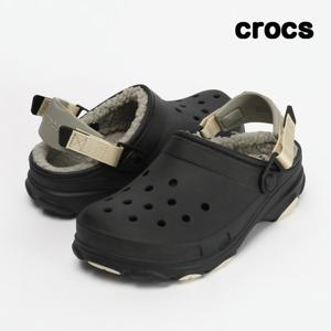 크록스 올터레인 라인드 클로그 성인 샌들 블랙 207936-001