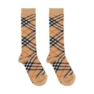 버버리 여아 베이지 양말 8100428K_B9368