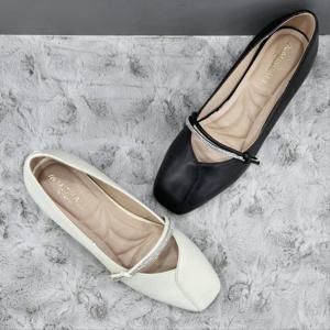 [탠디]보석 스트랩 펌프스 X2HS50DY27 G-IVORY G-BLACK 4DC JJ