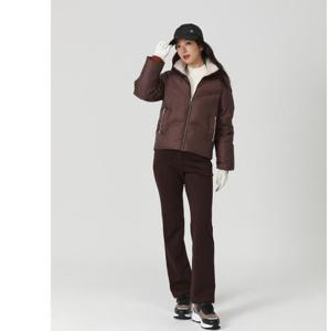 [엘르골프]여성 화섬 백기모 부츠컷 바지 6K81601 아이보리,다크