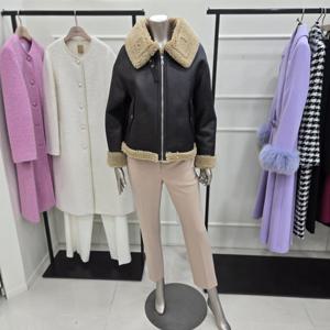 [미니멈]MYDKLJ0801BR 에코퍼 인조 무스탕