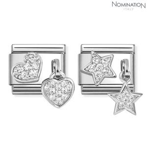노미네이션 컴포저블 클래식 심볼 큐빅 실버 참링크 331817 여자팔찌 남자팔찌