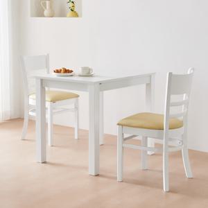 동서가구 조이 모던 2인용 식탁+의자2 DF919598