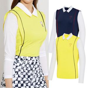 비티알 BTR 여성 골프웨어 봄 긴팔 냉감 카라 티셔츠