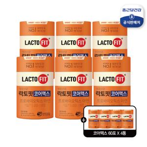 락토핏 코어맥스 유산균 6통+방송에서만 4통
