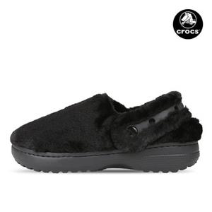 (230~270mm)크록스 클래식 언퍼게터블 클로그 퍼슈어 겨울 방한 털슬리퍼 211116-001