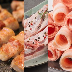 [팜쿡] 돈삼겹살(구이용/대패용/보쌈용) 각500g 1.5kg