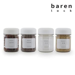 바른락 양념보관소 PET 미니 양념통 180ml 4P (화이트)