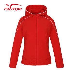 [팬텀] 여성 라인 배색 스포티 후드 바람막이