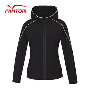 [팬텀] 여성 라인 배색 스포티 후드 바람막이