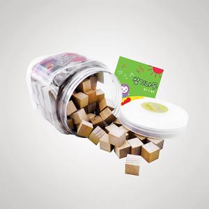 (가베가족)KS0124 큰솔2cm원목쌓기나무 100PCS+케이스+미니북