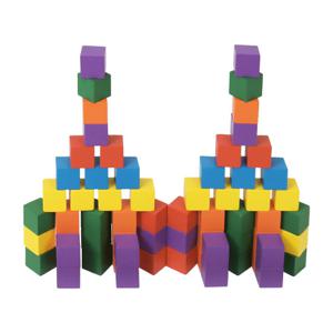 (가베가족)KS0162 2.5cm 칼라쌓기나무 100pcs