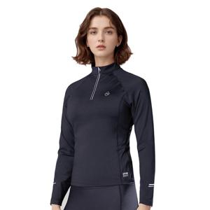 콜핑 아이스본 스판 여성 스포츠 긴팔 반집업 티셔츠