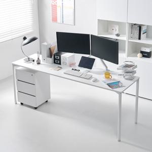 E0자재 HM1961 횸 책상 테이블 2000 x 600 회의테이블 컴퓨터책상 모니터암장착가능