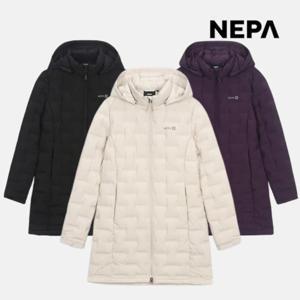 네파 여성 이월 패딩 점퍼 후드 탈부착 미드 다운자켓 7K82024