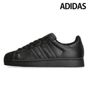 아디다스 공용 스니커즈 슈퍼스타 II 트리플블랙 JI0081