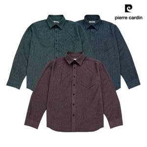 [피에르가르뎅] 헤링본 조직 기모 노멀핏 셔츠 PPWS4601