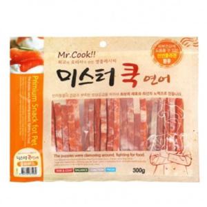 미스터쿡 연어 슬라이스 (1타/300gx5개)) 건조간식