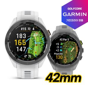[가민코리아정품]가민 GARMIN Approach S70 골프GPS 스마트워치-(42mm화이트/그레이)