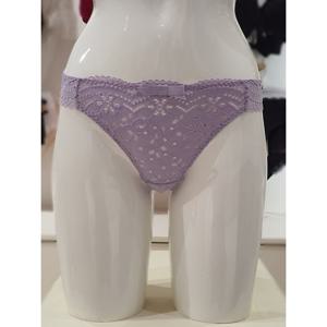 [바바라] 여성 펀칭 자수 레이스 T팬티 ABP4418T PUR