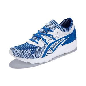 아식스 젤 카야노 트레이너 니트 런닝화 블루 H7S4N-4545