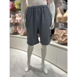 [바바라] 남성 블루 플로킹 시어서커 홈웨어 파자마바지(AMP4600P)(BL)