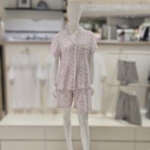 [바바라] 면모달 크레이프 반팔 반바지 여름 파자마 AWP4601S VIO