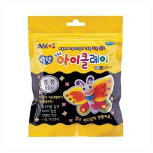 아모스 탱탱아이클레이 50g 검정 1개