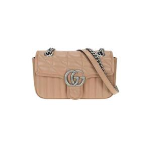 구찌 GG 마몽 미니 탑 핸들백 로즈 베이지 583571-UM8AN-2754