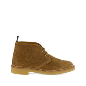 구찌 웹 앵클 부츠 831283 AAEYC2842 Brown