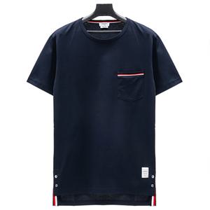 라프리마 톰브라운 RWB 포켓 트리밍 미디움 웨이트 져지 코튼 반팔티 MJS010A 01454 415