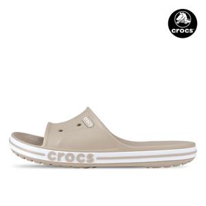 크록스 바야밴드 슬라이드 남자 슬리퍼 코블스톤 205392-2V3