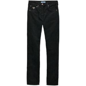 25 FW 프라다 로고 패치 테이퍼드 진 GFP516SOOO1449 TP432032642