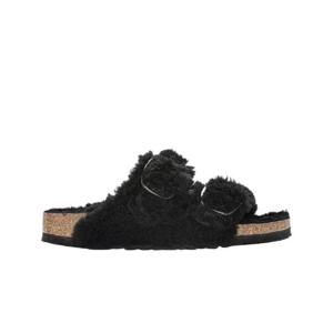 버켄스탁 애리조나 빅 버클 테디 블랙   레귤러 1023103