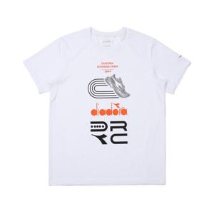 [디아도라]디아도라 DRC 그래픽 러닝 반팔 티셔츠 D5123RRS10-WH
