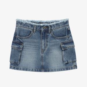 시티브리즈 카고 데님 미니 스커트 BB CTF3SK03 LI BK