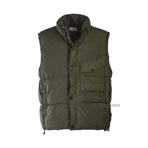[스톤아일랜드] FW25 남성 크링클 렙스 패딩 조끼 K2S15G100003 S0A23 V0054