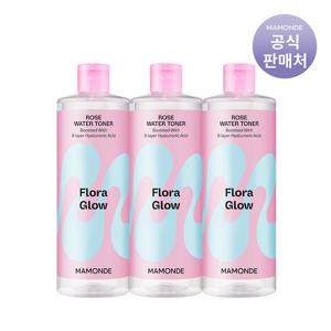 마몽드 플로라글로우 로즈 워터 토너 500ml 3개