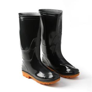 남성장화 뉴 워터 용 롱 작업 장화 260 고무 남성 블랙