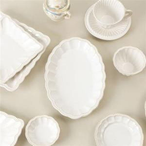 티니블랑 미뉴 스타일 도자기 쿠프 11cm 고품질 반찬 티니블랑접시 도자기접시