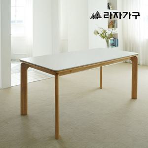 라자가구 폴 SE0 포세린 세라믹 원목 1800 6인 식탁 테이블